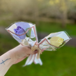 Tulipes éternelles parfumées en cire de colza – Cadeau Fête des Grands-Mères