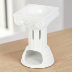 Brûleur Colonne Romaine en Céramique | Diffuseur Fondant