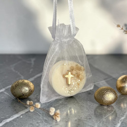 Suspension parfumée armoire Hibiscus – Cire végétale | Décoration et cadeau de Pâques