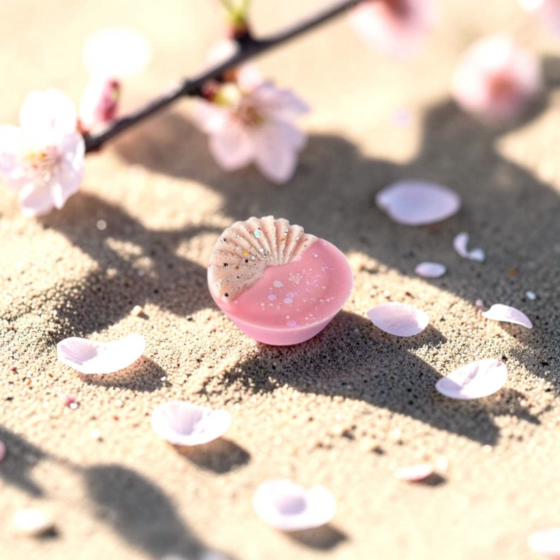 Fondant parfumé naturel Balade au Japon – cire de colza sans CMR parfum fruité floral cerisier