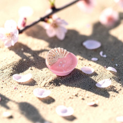 Fondant parfumé naturel Balade au Japon – cire de colza sans CMR parfum fruité floral cerisier