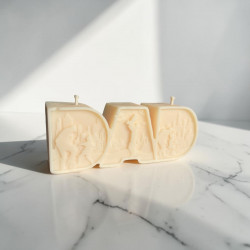 Bougie DAD Décorative Personnalisable Fête des Pères | Cadeau Papa 115g