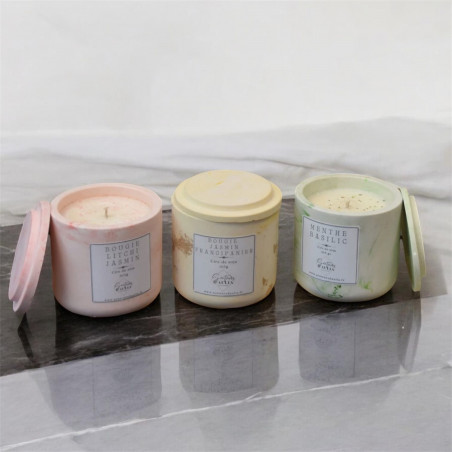 Recharge bougie parfumée artisanale | Jesmonite