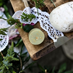Fondant parfumé Fleur de Tilleul en cire végétale fabriqué artisanalement par Senteurs d'Aulia