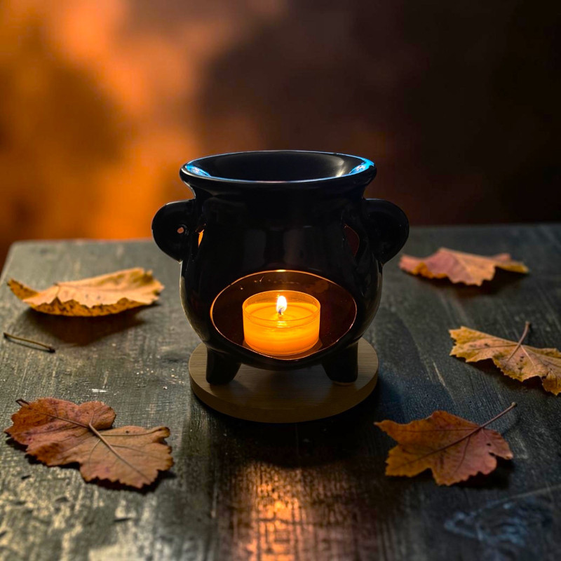 Brûle-parfum Chaudron Céramique Halloween | Senteurs d’Aulia