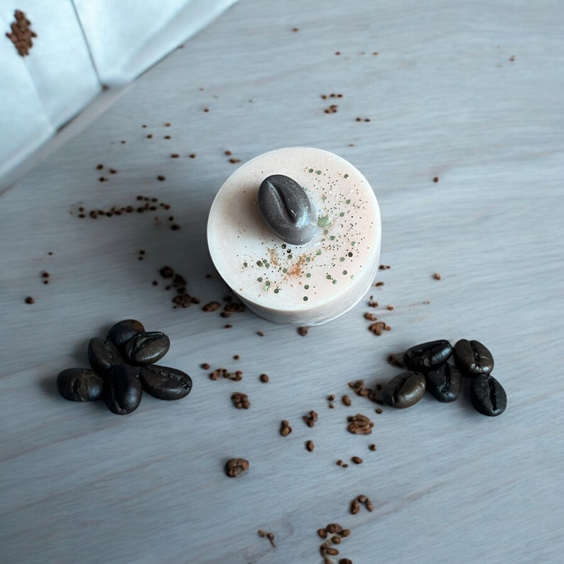 Fondant Parfumé Cappuccino – 20 heures de Diffusion | Cire de Colza