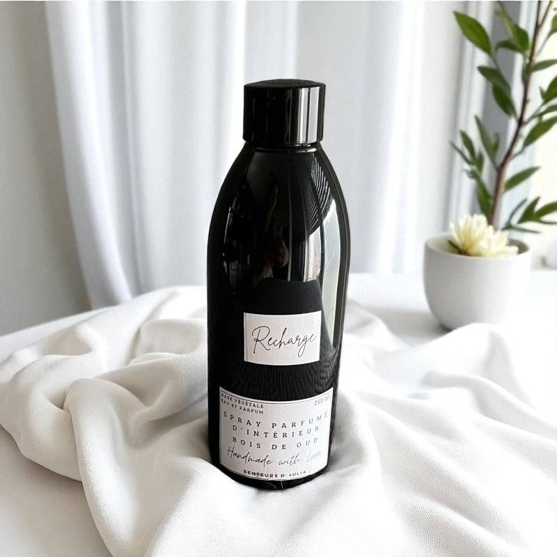 Recharge Spray d’Intérieur 250 ml – Sans Alcool, Éco & Sain