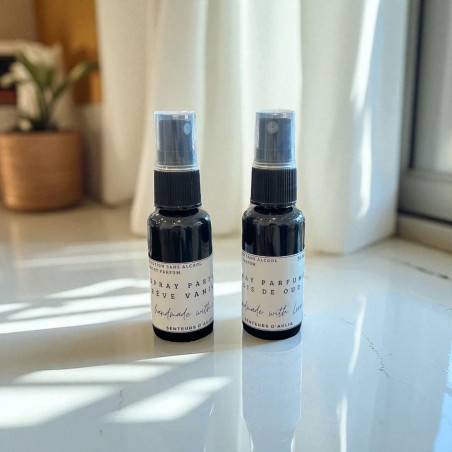 Spray d’intérieur 30 ml sans alcool – Parfums français naturels & longue durée