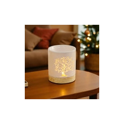 Brûleur en Céramique Blanc avec Symbole ZEN – Femme en Lotus