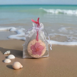 Suspension parfumée armoire – Fleur de Tiaré | Parfum solide linge longue durée 6 mois | Senteur tropicale et naturelle