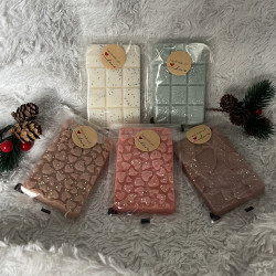 Petit Coffret de Noël Parfumé – Mini Brûleur (Couleur au Choix) + Suspension Étoilée + Tablette Fondante | Idée Cadeau Nounou &