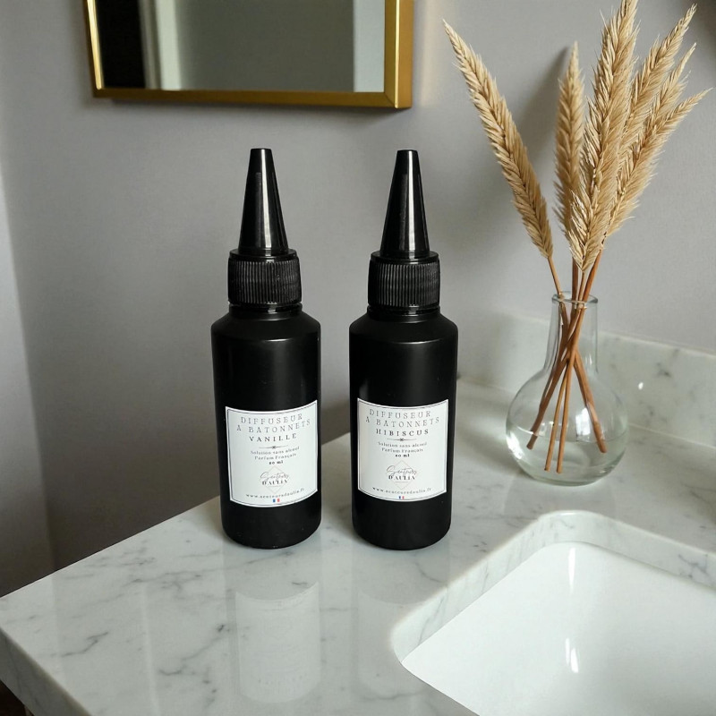 Recharge pour diffuseur à froid avec bâtonnets – Parfum d’intérieur naturel sans alcool (2 mois)