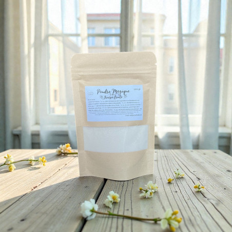 Désodorisant naturel au freesia fleur d'oranger fruits exotiques à base de bicarbonate de soude